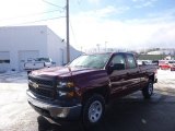 2014 Deep Ruby Metallic Chevrolet Silverado 1500 WT Double Cab 4x4 #90369608