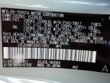 2012 FJ Cruiser Color Code for Silver Fresco Metallic - Color Code: 2KB