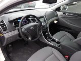 2013 Hyundai Sonata Hybrid Limited Gray Interior