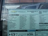 2014 Chevrolet Suburban LS 4x4 Window Sticker
