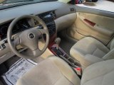 2007 Toyota Corolla LE Beige Interior