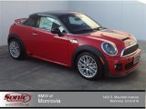 2014 Chili Red Mini Cooper S Coupe #90444912