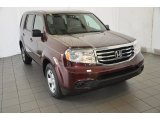 2014 Dark Cherry Pearl Honda Pilot LX #90444796