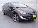 2014 Black Noir Pearl Hyundai Elantra Sport Sedan #90467204