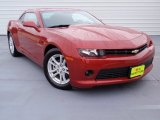 2014 Crystal Red Tintcoat Chevrolet Camaro LS Coupe #90494173