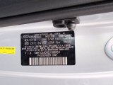 2014 Veloster Color Code for Ironman Silver - Color Code: RHM
