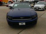 2013 Deep Impact Blue Metallic Ford Mustang V6 Convertible #90494025