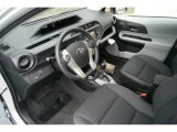 2014 Toyota Prius c Hybrid Four Black Interior
