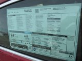 2014 Buick Regal FWD Window Sticker