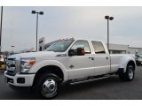 2014 Ford F350 Super Duty Lariat Crew Cab 4x4 Dually Front 3/4 View