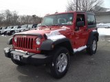 2014 Flame Red Jeep Wrangler Sport 4x4 #90527264