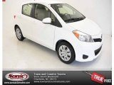 Super White Toyota Yaris in 2014