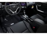 2014 Honda Civic EX-L Coupe Black Interior
