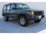 2001 Forest Green Pearlcoat Jeep Cherokee Sport 4x4 #90561738