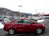 2013 Crystal Red Tintcoat Chevrolet Sonic LTZ Sedan #90561425