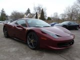 2012 Ferrari 458 Rosso Rubino (Dark Red Metallic)