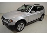 2005 BMW X3 3.0i Front 3/4 View