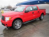Race Red Ford F150 in 2014