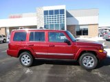 2008 Red Rock Crystal Pearl Jeep Commander Limited 4x4 #90561712