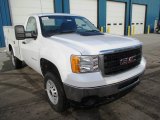 2014 GMC Sierra 2500HD Regular Cab Utility Truck Front 3/4 View