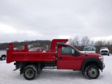 2014 Vermillion Red Ford F450 Super Duty XL Regular Cab 4x4 Dump Truck #90594381
