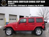 2014 Flame Red Jeep Wrangler Unlimited Sahara 4x4 #90594487