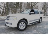 White Suede Metallic Lincoln Navigator in 2008