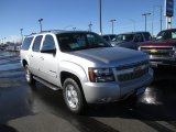 2014 Silver Ice Metallic Chevrolet Suburban LT 4x4 #90645306