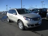 2014 Champagne Silver Metallic Chevrolet Traverse LT AWD #90645325