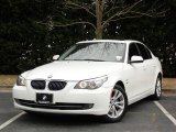 Alpine White BMW 5 Series in 2010