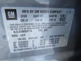 2014 Buick Encore FWD Info Tag