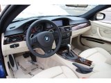 2013 BMW 3 Series 335i xDrive Coupe Cream Beige Interior