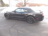 Black Ford Mustang in 2012