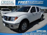 Avalanche White Nissan Frontier in 2007