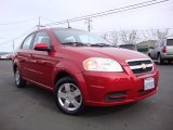 2010 Sport Red Chevrolet Aveo LT Sedan #90678009