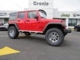 2014 Flame Red Jeep Wrangler Unlimited Sport 4x4 #90745723