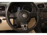 2010 Volkswagen Jetta SE SportWagen Steering Wheel