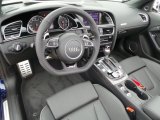 2014 Audi RS 5 Cabriolet quattro Black/Rock Gray Interior