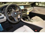 2014 BMW 5 Series 535d Sedan Ivory White/Black Interior