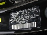 2014 Genesis Color Code for Caspian Black - Color Code: YB6