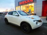 Pearl White Nissan Juke in 2014