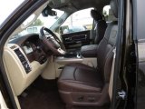 2014 Ram 1500 Laramie Longhorn Crew Cab Longhorn Canyon Brown/Light Frost Interior