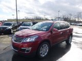 2014 Crystal Red Tintcoat Chevrolet Traverse LT AWD #90790349