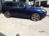 Dark Blue Metallic Porsche Cayenne in 2014
