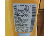 2003 Xterra Color Code for Solar Yellow - Color Code: EW3