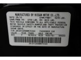 2011 M Color Code for Black Obsidian - Color Code: KH3