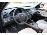 2011 BMW X3 xDrive 28i Oyster Nevada Leather Interior