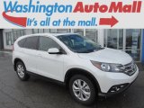 2013 White Diamond Pearl Honda CR-V EX AWD #90881918