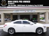 2011 Winter Frost White Nissan Maxima 3.5 SV Sport #90881906