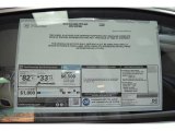 2014 Cadillac ELR Saks Fifth Avenue Special Edition Window Sticker